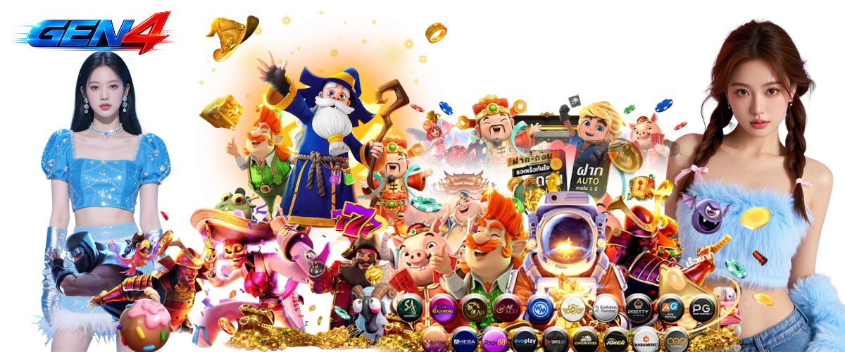 GEN4 big slot website interface displaying high-payout games from authentic providers with 100% smooth mobile gameplay.