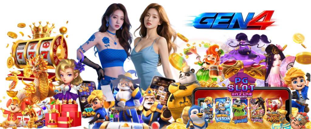 GEN4 website interface showcasing the ultimate big slot platform and investment hub for online gaming.